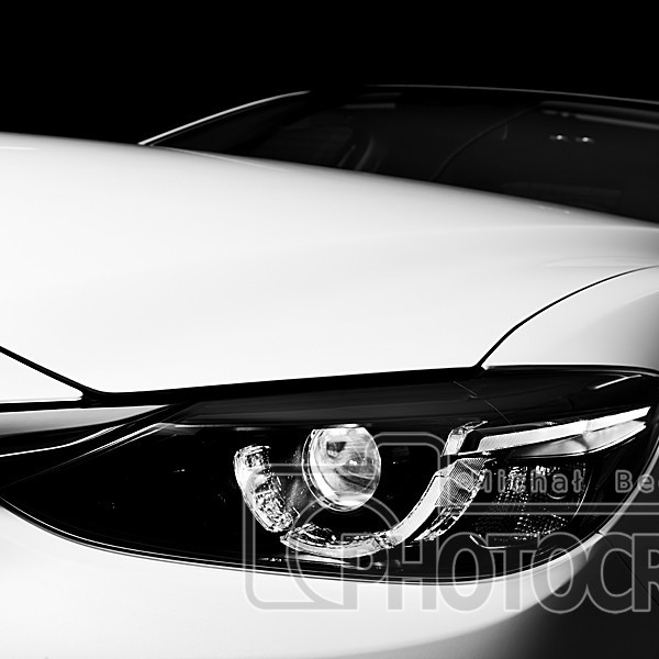 Modern luxury car close-up background. Detailing